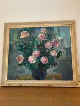 František Jiroudek olej na plátně