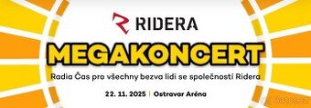 Megakoncert rádia Čas 2 lístky, 22.11.2025