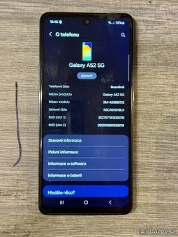 Pěkný stav, Samsung galaxy A52 6GB/128GB