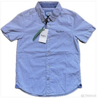 Krásná klučičí nová košilka Pepe Jeans vel.140
