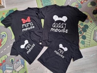 Rodinný set triček na focení/maškarní - Mickey Mouse