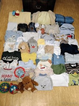 Neutrální výbavička na ditě.Něco i na kluka.Vel.0-9.měs.