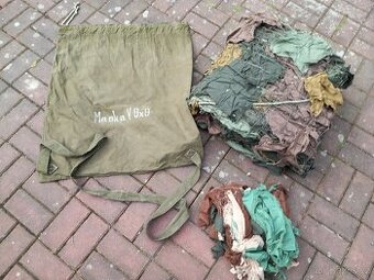 Vojenská maskovací síť 9x9 - 1