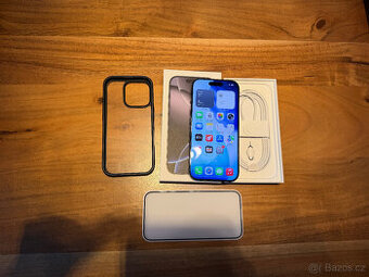 Iphone 16 Pro - 128GB + kryt, v záruce, bez škrábanců