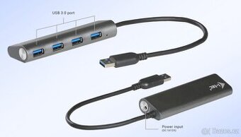 Prodám aktivní HUB 4xUSB-A