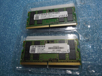 RAM paměť Micron SoDimm notebook DDR5 5600MHz 32GB KIT 2x16G