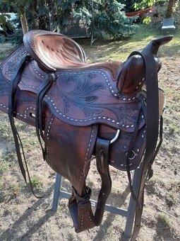 Prodám westernové sedlo s veškerým vybavením