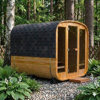 Lerax finská sauna hranatá thermowood 180