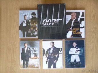 zcela kompletni JAMES BOND 1-25 na dvd, CZ DABING