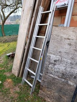 Nový střešní hliníkový žebřík 2m