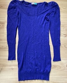 Úpletové svetrové šaty (vel. S) - 1
