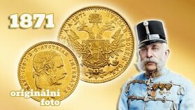 Dukát 1871_František Josef I._Rakousko-Uhersko_Zlatá mince