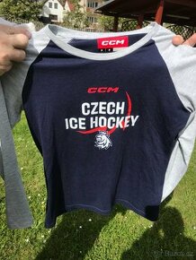 Dámské tričko CCM CZECH ICE HOCKEY dlouhý rukáv
