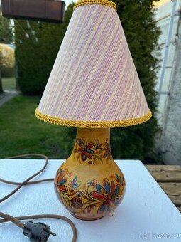 Retro stolní keramická lampa