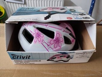 Dívčí cyklistická přilba + cyklistické rukavice