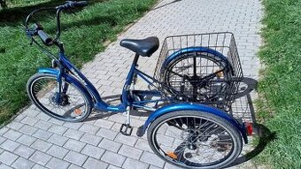 Elektrotříkolka LIBERTY COMFY 24" 7-spd. disk modrá