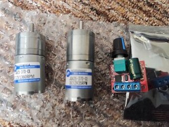 Motorky a PWM regulátor 12V