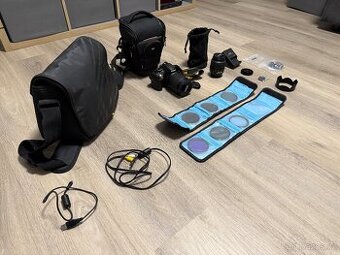 Fotoaparát Nikon D3200 + příslušenství