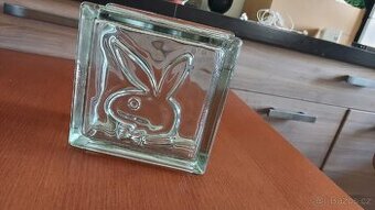 Dekorativní Skleněná kostka PlayBoy