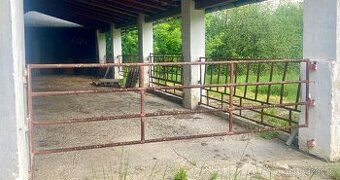 Prodám ocelové pevné zabrany- žlabová krmná zábrana - 1