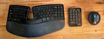 Kompletní sada Microsoft Sculpt – ergonomická klávesnice, my