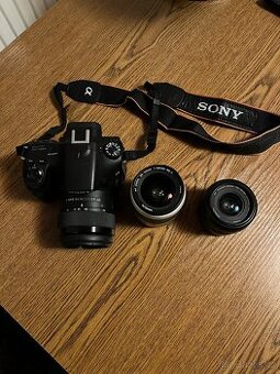 Prodám fotoaparát Sony A58 + 2 objektivy Minolta - 1