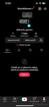 Prodám tiktok účet