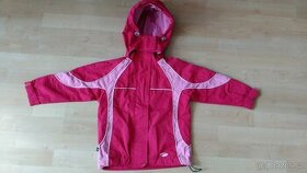 růžová outdoorová bunda na podzim / jaro - vel. na 3/4 roky