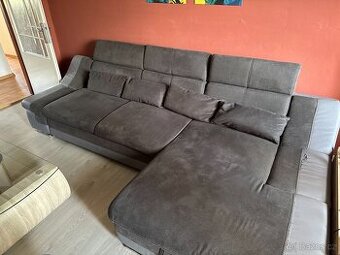 Prostorný gauč s ulož. prostorem
