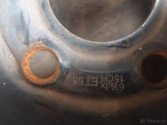195/65 R15 na rafku 6,5J 15CH ET50 - 4 ks z Renault Espace 3