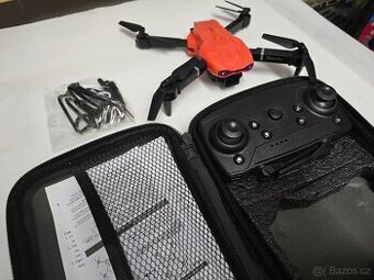 Dron Professinal dual kamera + box s přísluš. Oranžový