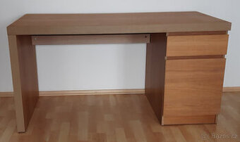 Ikea Malm psací stůl dub