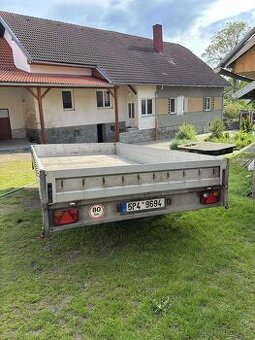 Vozik bržděný nákladní plato