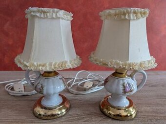 Retro porcelánová lampička