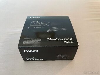 Canon PowerShot G7 X Mark III