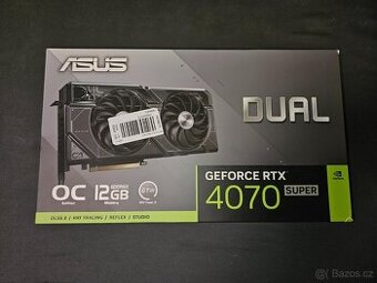Prodám grafickou kartu ASUS DUAL GeForce RTX 4070 SUPER O12G