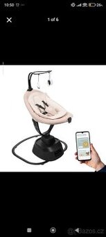 Nova Babymoov houpačka Swoon Evolution Connect Mocca