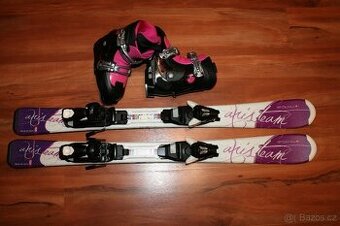 lyže Stockli 100 cm , nastavitelne lyžaky