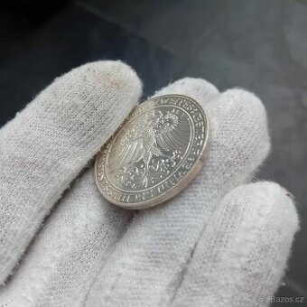 Vzácný stříbrný 2 zlatník 1885 Střelby Innsbruck