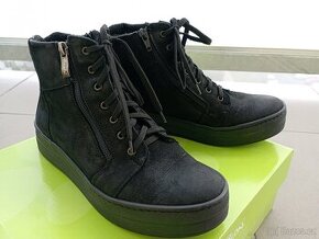 Kotníkové dámské kožené