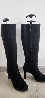 Kožené kozačky GEOX černé vel.37