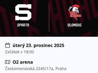 HC Sparta Praha - HC Olomouc