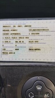 Renault scenic ll 1.6 16V