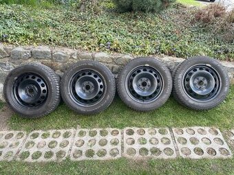 Plechové disky 16” + zimní pneu