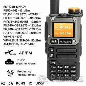 Radiostanice, vysilacka UV-K5 Dualband VHF/ UHF