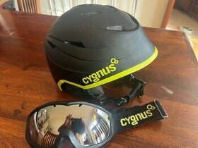 Pánská lyžařská helma s brýlemi CYGNUS - 1
