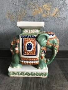 Starý porcelánový slon - 1