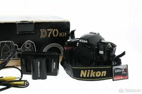 Zrcadlovka Nikon D70 + příslušenství - 1