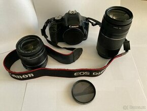 Canon EOS 500D 2x objektiv a polarizační filtr - 1