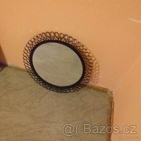 Zrcadlo kulaté- kov.rám 37,5cm